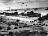 Omaha Beach June1944  American D Day landing sector at Ohmaha Beach.  It was critical for the Allies to establish a beachhead in the early days of the invasion and build enough strength to resist German counter attack.